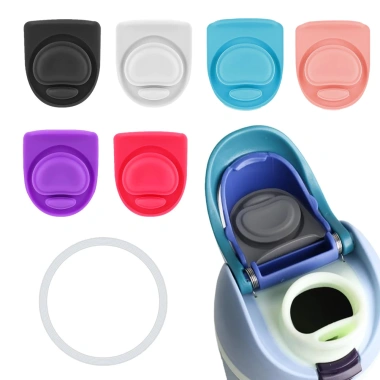 Vòng đệm chai nước & nút chặn cao su silicone không BPA tương thích Owala FreeZip 24oz 32oz 40oz