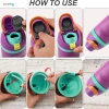 Vòng đệm chai nước & nút chặn cao su silicone không BPA tương thích Owala FreeZip 24oz 32oz 40oz 5