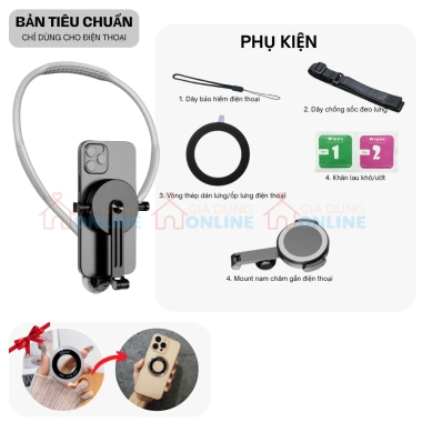 Vòng đeo nam châm gắn điện thoại - Quay video xe máy, câu cá, vlog - Giá 190.000đ 9 Vòng đeo nam châm gắn điện thoại - Quay video xe máy, câu cá, vlog - Giá 190.000đ 9