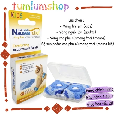 Vòng Đeo Sea Band Chống Say Xe Ngăn Ói Ốm Nghiến Giá Ưu Đãi 286.000đ