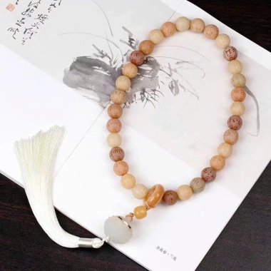 Vòng Đeo Tay Bồ Đề 32 Hạt Khắc Lục Tự - Đại Minh Chú Om MaNi PadMe Hum, Niệm Phật, 165.000 VND 7