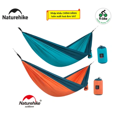 Võng đôi dã ngoại siêu nhẹ Naturehike NH21DC011, tải 180kg, đủ dây móc, 380k