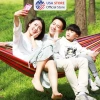 Võng du lịch cắm trại dã ngoại 7 màu vải đan kèm 4m dây buộc FERADO - 69.000₫ 6