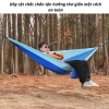 Võng du lịch camping dã ngoại Polyester 270x140cm, thoáng mát, kèm móc dây túi gập gọn chỉ 188.000₫ 5