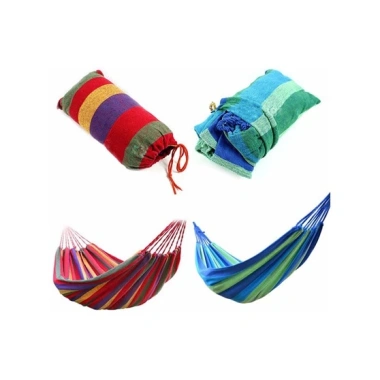 Võng Du Lịch Canvas 190cm - Nhiều màu, gấp gọn, nhẹ, kèm túi & dây, lý tưởng cho cắm trại dã ngoại 5