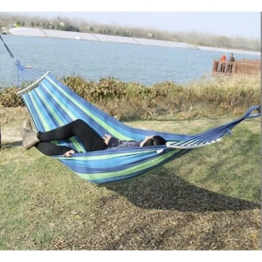 Võng du lịch vải PTLUXURY 280x80 cm - Siêu nhẹ, thoáng mát, giá chỉ 89.000 VND 5