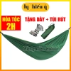 Võng dù Thái Lan 2 lớp mát rượi khổ siêu lớn 2m1x1m5 tặng 4m dây Giá chỉ 89.000 đồng
