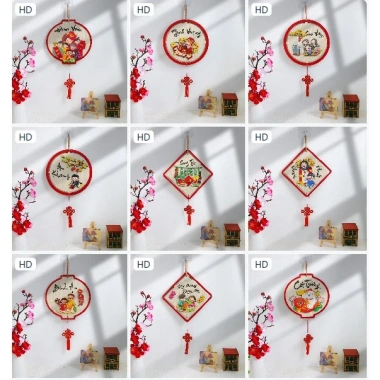Vòng Liễn Decor Panda Bảng Gỗ Trang Trí Tết Xinh, Đa Mẫu, Tặng Bao Lì Xì, 77.000 VND 6 Vòng Liễn Decor Panda Bảng Gỗ Trang Trí Tết Xinh, Đa Mẫu, Tặng Bao Lì Xì, 77.000 VND 6