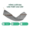 Võng lưới 130x250/160x250cm, cán thép 60cm, Lâm Tùng cao cấp, siêu dày, khoen lớn - Giá 150.000 VND