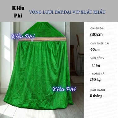 Võng Lưới 2 Lớp Bền Bỉ, Thoáng Mát, Khung Thép Cứng Cáp - Giá Chỉ 100.000đ