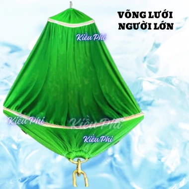 Võng Lưới 2 Lớp Bền Bỉ, Thoáng Mát, Khung Thép Cứng Cáp - Giá Chỉ 100.000đ