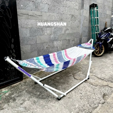 Võng Lưới 2 Lớp Cán Thép 2m45 Rộng Rãi Êm Ái Thoải Mái Bền Đẹp Giá 147k