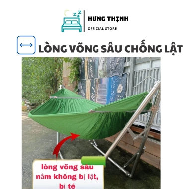 Võng lưới 2 lớp cán thép cỡ đại dày dài rộng cao cấp, cho người lớn và trẻ em, giá chỉ 85.000đ