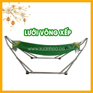 Võng Lưới 2 Lớp Cao Cấp Xuân Hoà, Gối kèm, 250x50cm, Giá ưu đãi 250.000₫