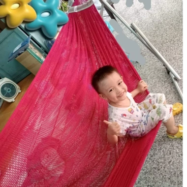 Võng Lưới 2 Lớp Đầu Nẹp Vải Cứng Bền Đẹp Màu Đỏ 2m4x1m4 - Giá chỉ 95.000đ 6