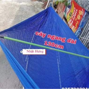 Võng Lưới Cột 2 Đầu Loại Lớn, Vải Dày Cao Cấp - Tặng Chổi Quét Bụi, Giá 135.000₫ 4