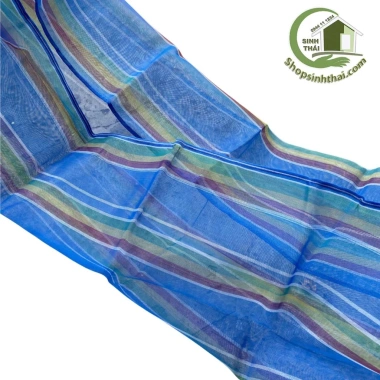 Võng lưới cước dày siêu bền, đẹp cho ngoài trời - màu xanh dương, giá 45.000 VND