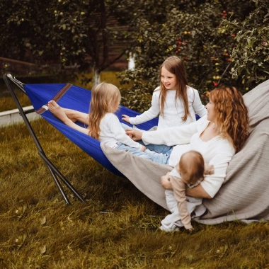 Võng lưới Đại VIP Xanh Dương 160x230cm Siêu Dày Xuất khẩu Lâm Tùng 168.000 VND 7