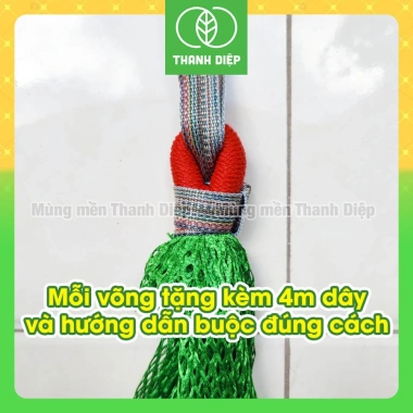 Võng lưới đan vải dù siêu mát - Mùng mền Thanh Diệp, tặng dây, giá 59.000 VND
