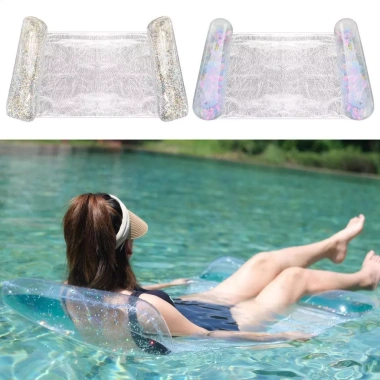 Võng Nằm Nổi Trên Mặt Nước Chống Rò Rỉ, Gấp Gọn Cho Bể Bơi - Giá 95.700 VND 2