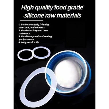 Vòng Niêm Phong Silicon RONSIAY - Phụ Kiện Cốc Nước, Chống Thấm, Cách Nhiệt 6 Vòng Niêm Phong Silicon RONSIAY - Phụ Kiện Cốc Nước, Chống Thấm, Cách Nhiệt 6