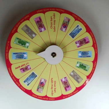 Vòng quay may mắn 16 ô - Đường kính 25cm, cao 7cm - Giá ưu đãi 79.000 VND 3