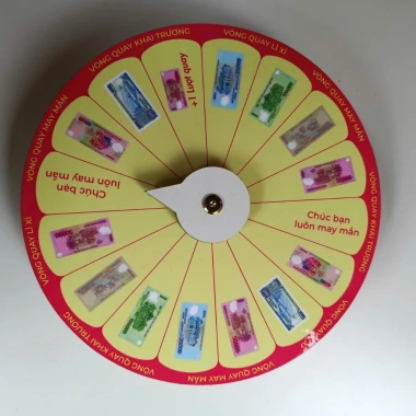 Vòng quay may mắn 16 ô - Đường kính 25cm, cao 7cm - Giá ưu đãi 79.000 VND 4