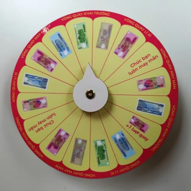 Vòng quay may mắn 16 ô - Đường kính 25cm, cao 7cm - Giá ưu đãi 79.000 VND 6