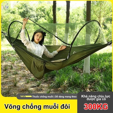 Võng siêu nhẹ 260x140cm Đơn Đôi mùng chất lượng, giá chỉ 279.000 VND - khuyến mãi