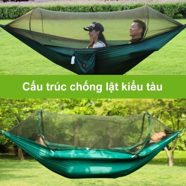 Võng siêu nhẹ 260x140cm Đơn Đôi mùng chất lượng, giá chỉ 279.000 VND - khuyến mãi