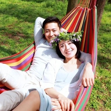 Võng sợi vải đan 280cm đa năng - Cắm trại, du lịch, camping, tặng túi & dây, giá ưu đãi 78.857 VND 6 Võng sợi vải đan 280cm đa năng - Cắm trại, du lịch, camping, tặng túi & dây, giá ưu đãi 78.857 VND 6