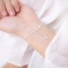 Vòng Tay Bạc 925 Nữ Đá Phong Thủy Tự Nhiên Charm Bi Mini Xinh TSJL89 171.403 VND 5