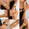 Vòng Tay Bản To Phong Cách Âu Mỹ Trang Sức Tay Thời Trang Tối Giản Giá Chỉ 54.000đ