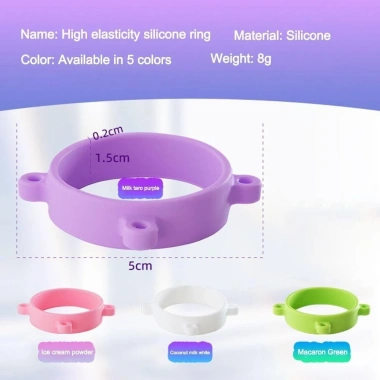 Vòng tay cầm cốc nước CORSAKI – Dây rút silicon DIY tiện lợi, sáng tạo, đa năng 2