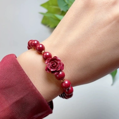 Vòng tay gỗ đàn hương xanh hoạt tiết Hoa Sen thanh lịch 8mm Giá 50.000 VNĐ 6 Vòng tay gỗ đàn hương xanh hoạt tiết Hoa Sen thanh lịch 8mm Giá 50.000 VNĐ 6