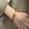 Vòng tay gỗ đàn hương xanh hoạt tiết Hoa Sen thanh lịch 8mm Giá 50.000 VNĐ 9