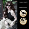 Vòng tay hợp kim acrylic phong cách cá tính Đen Trắng giảm giá 20% chỉ 265.000 VND