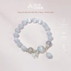 Vòng tay nữ bạc s925 đá mắt mèo trắng Moonstone May mắn sức khỏe KC07 KILIG CHARM 195k 9