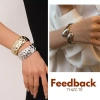 Vòng tay nữ cỡ lớn Retro thiết kế hình học đơn giản, phong cách hiện đại, giá chỉ 49.000₫ 5