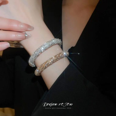 Vòng tay ren kim cương DREJEW đa năng sang trọng nhẹ nhàng cho nữ giảm giá 20