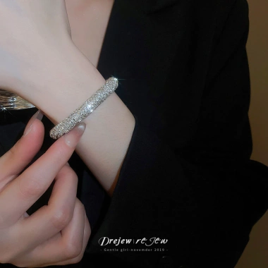 Vòng tay ren kim cương DREJEW đa năng sang trọng nhẹ nhàng cho nữ giảm giá 20