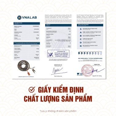 Vòng tay trầm hương 108 hạt Thiên Mộc Hương – Chính hãng, xua tan muộn phiền, giá ưu đãi 5