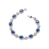 Vòng tay zircon hình bầu dục đa màu sắc, thời trang sang trọng, cá tính cho quý cô 6