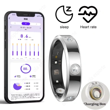 Vòng thông minh đo nhịp tim, giấc ngủ, sức khỏe, chống nước, đếm bước Thể thao 474k 10