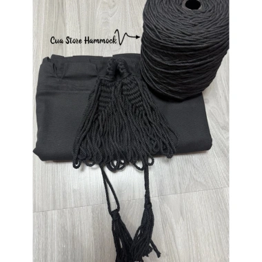Võng vải canvas cao cấp đen 1m6 x 2m45 – Giá ưu đãi 410.000 VND, giảm từ 533.000 VND 3 Võng vải canvas cao cấp đen 1m6 x 2m45 – Giá ưu đãi 410.000 VND, giảm từ 533.000 VND 3