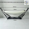 Võng Xếp An Bình Phi32 Đen Nhám Sang Trọng, Chịu Tải 250kg, Lưới Polyester Cao Cấp – Giá 636.500đ 6