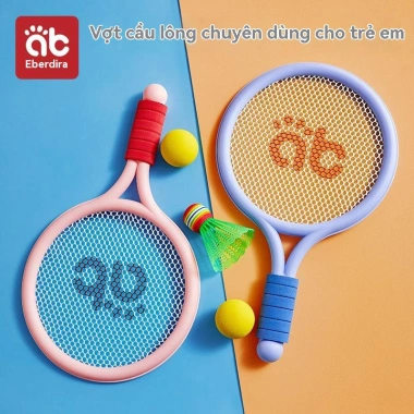 Vợt cầu lông trẻ 2-4 tuổi trong nhà - Đồ chơi thể thao tương tác, giá ưu đãi 155.000₫