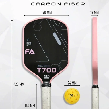Vợt Pickleball F-Sports T700 Pro Chính Hãng - Giá 330.000, Tặng Combo Quà