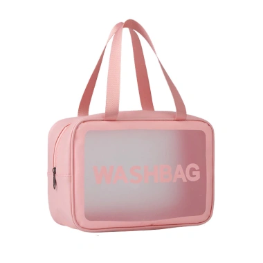 Washbag túi đựng mỹ phẩm có quai chống thấm nước, trong suốt, phù hợp du lịch & bơi - Giá 30.600₫