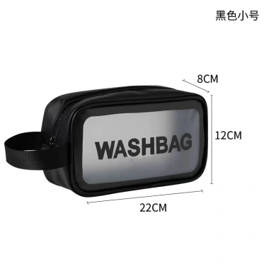 Washbag túi đựng mỹ phẩm có quai chống thấm nước, trong suốt, phù hợp du lịch & bơi - Giá 30.600₫
